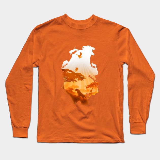 Tigers Realm Long Sleeve T-Shirt by DVerissimo